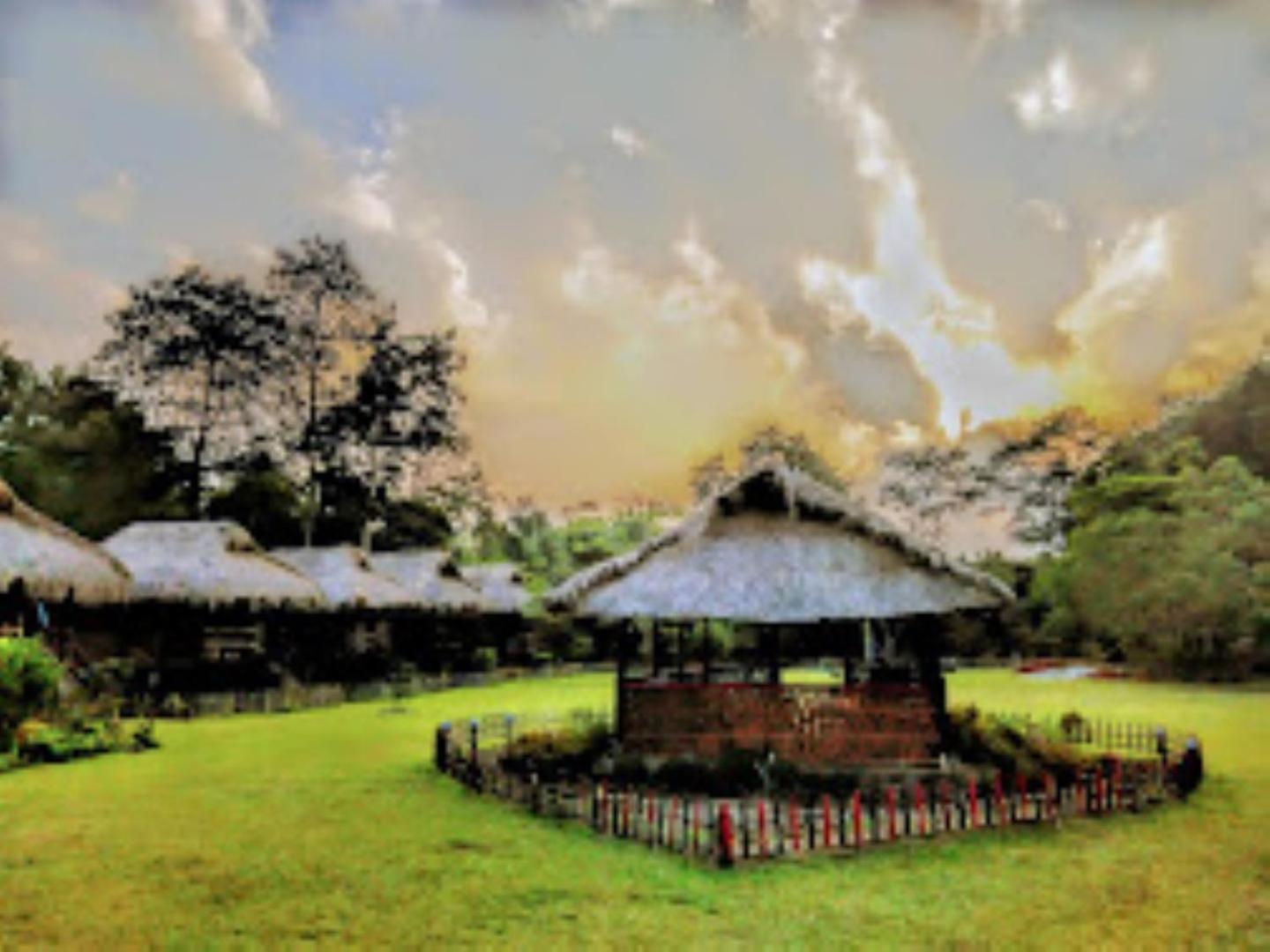 Ayang Okum River Bank Bamboo Cottage Kaibortta Gaon Nagargaon Exterior foto